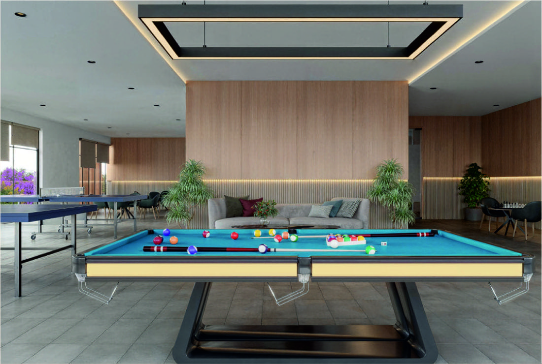 Indoor games lounge