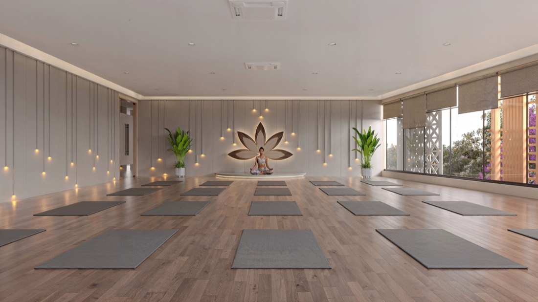 Yoga and meditation studio